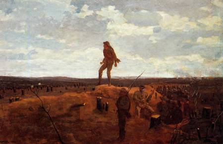 (image for) Handmade oil painting Copy paintings of famous artists Winslow Homers Paintings Defiance (aka Inviting